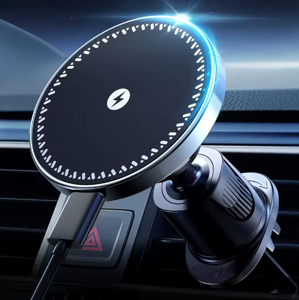 RGB Magnetic Car Wireless Charger Lonix Dropz For iPhone