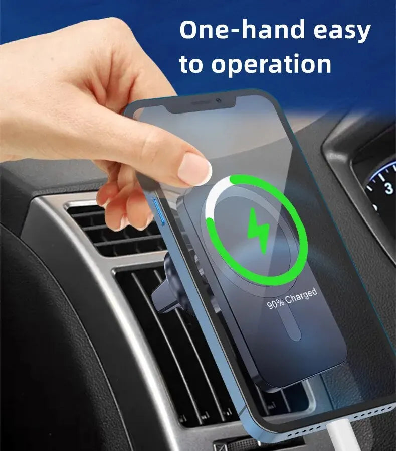 Magnetic Car Wireless Charger Lonix Dropz For IPhone