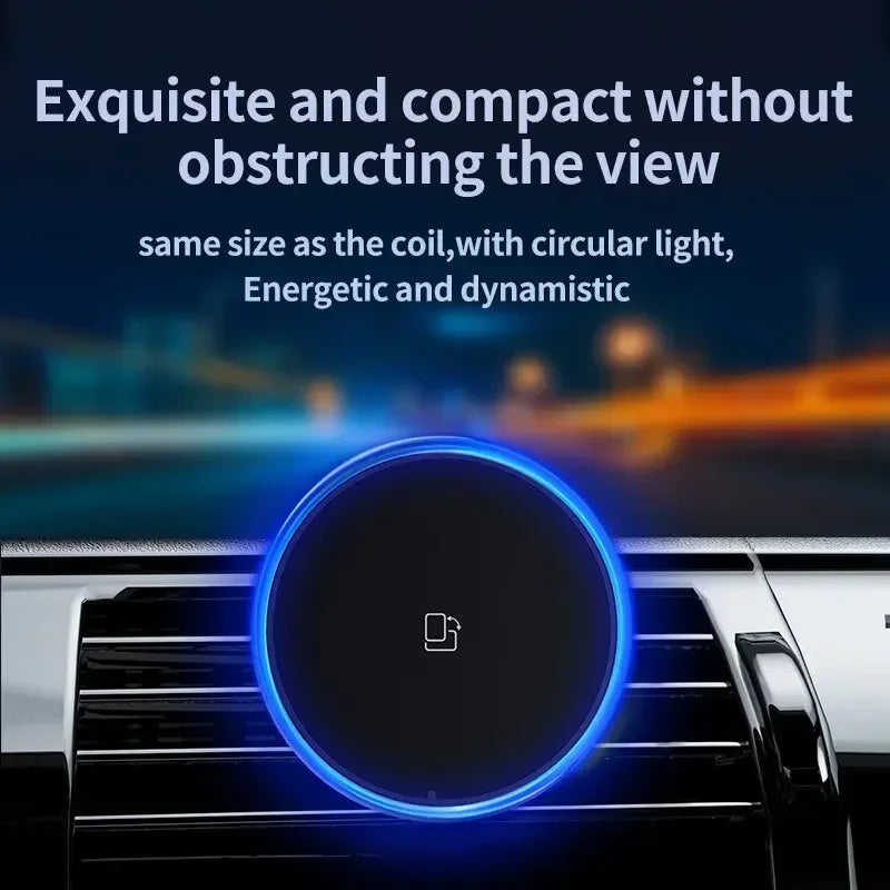 RGB Magnetic Car Wireless Charger Lonix Dropz For iPhone